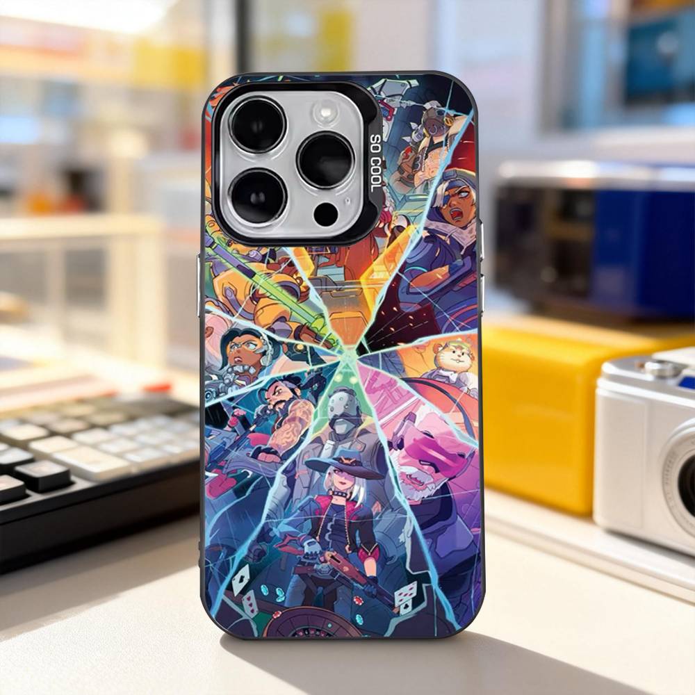 

Hot Game O-Overwatch-S Cool Phone Case For iPhone 17,16,15,14,13,12,11,Pro,XS,Max,Plus,Mini,SE4,E Black Matte Shockproof Cover iPhone12mini