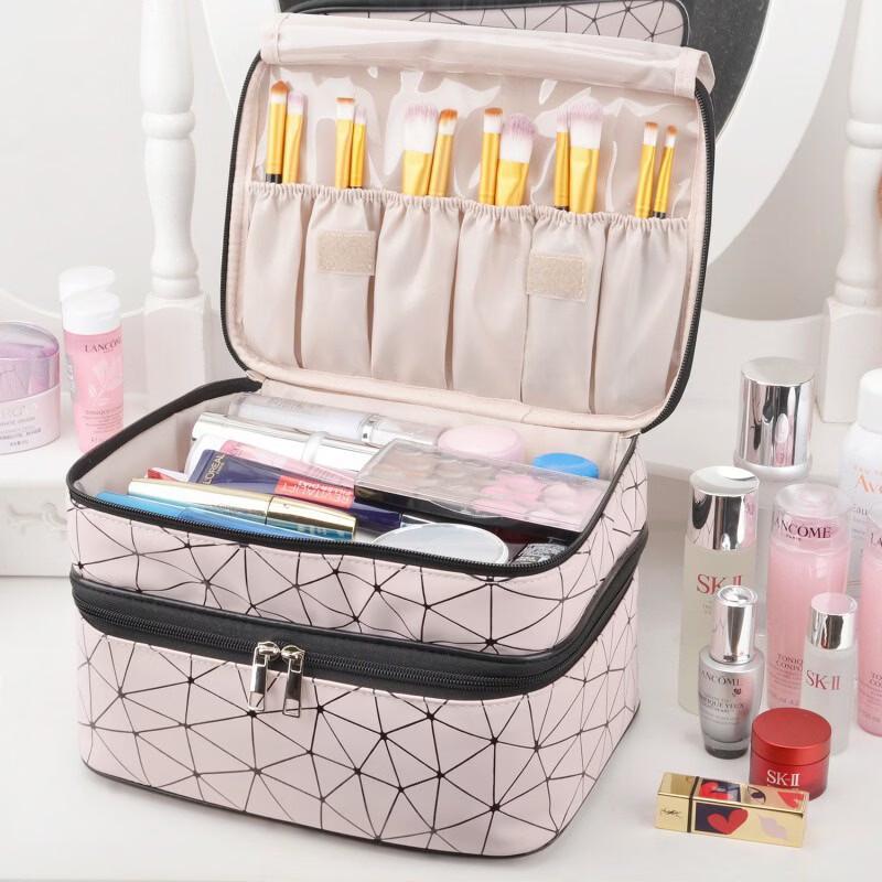 MDNG Multi-layer Travel Makeup Organizer Bag