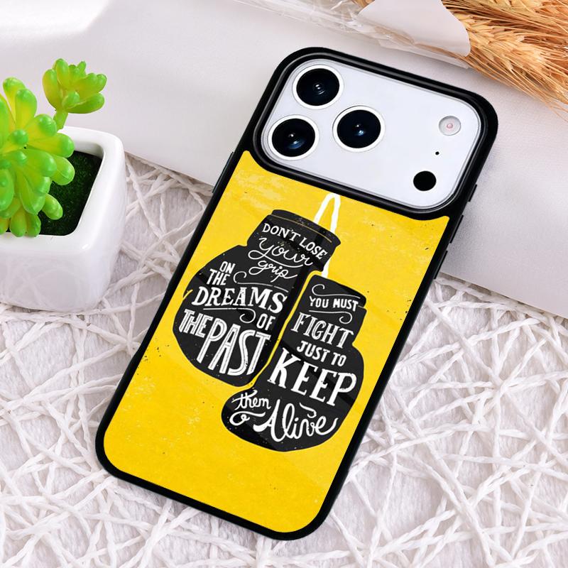 Boxing Gloves Hanging On a Wall Phone Case for iPhone 17 Air 16 15 11 12 14 13 Pro Max Shockproof Cover
