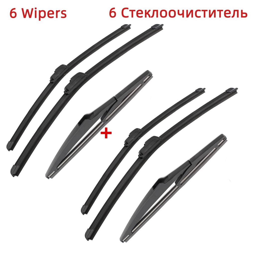3PCS Wiper Blades For TOYOTA Prius V 2012-2017 26" 14" 10" Fit Front Windshield Windscreen Window Brushes Cutter Accessories 2013 2014 2015 2016 2017