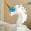 Resin Handicraft Unicorn Decorative Figurines Ice Cream Horse Funny Artificial Animal Sculpture Home Decor Accessories Crafts