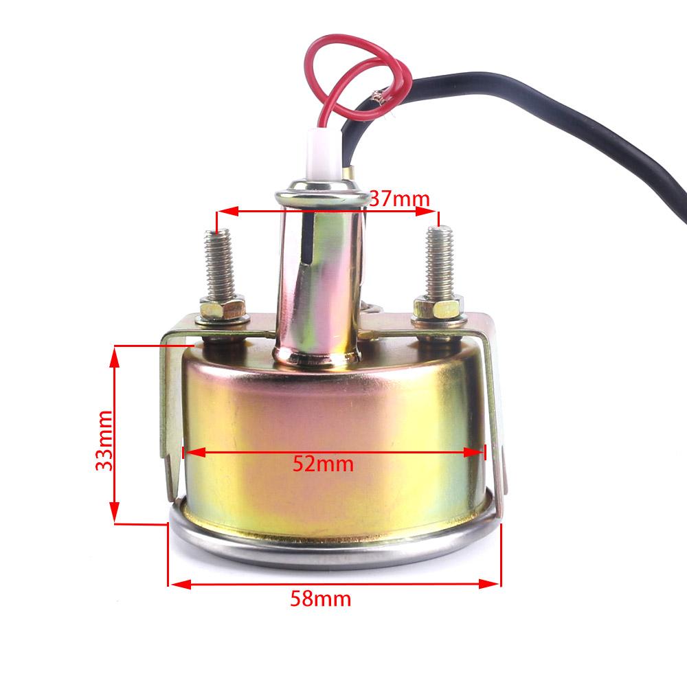 2inch 52mm Electrical Mechanical Car 12V DC Water temp Temperature Gauge Black Face Fahrenheit Water Temp meter