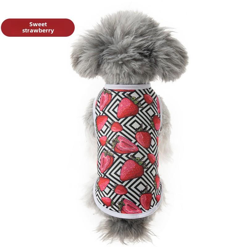 

Летний тонкий короткий жилет для кошек и собак против выпадения шерсти для голубых кошек и маленьких собак XL