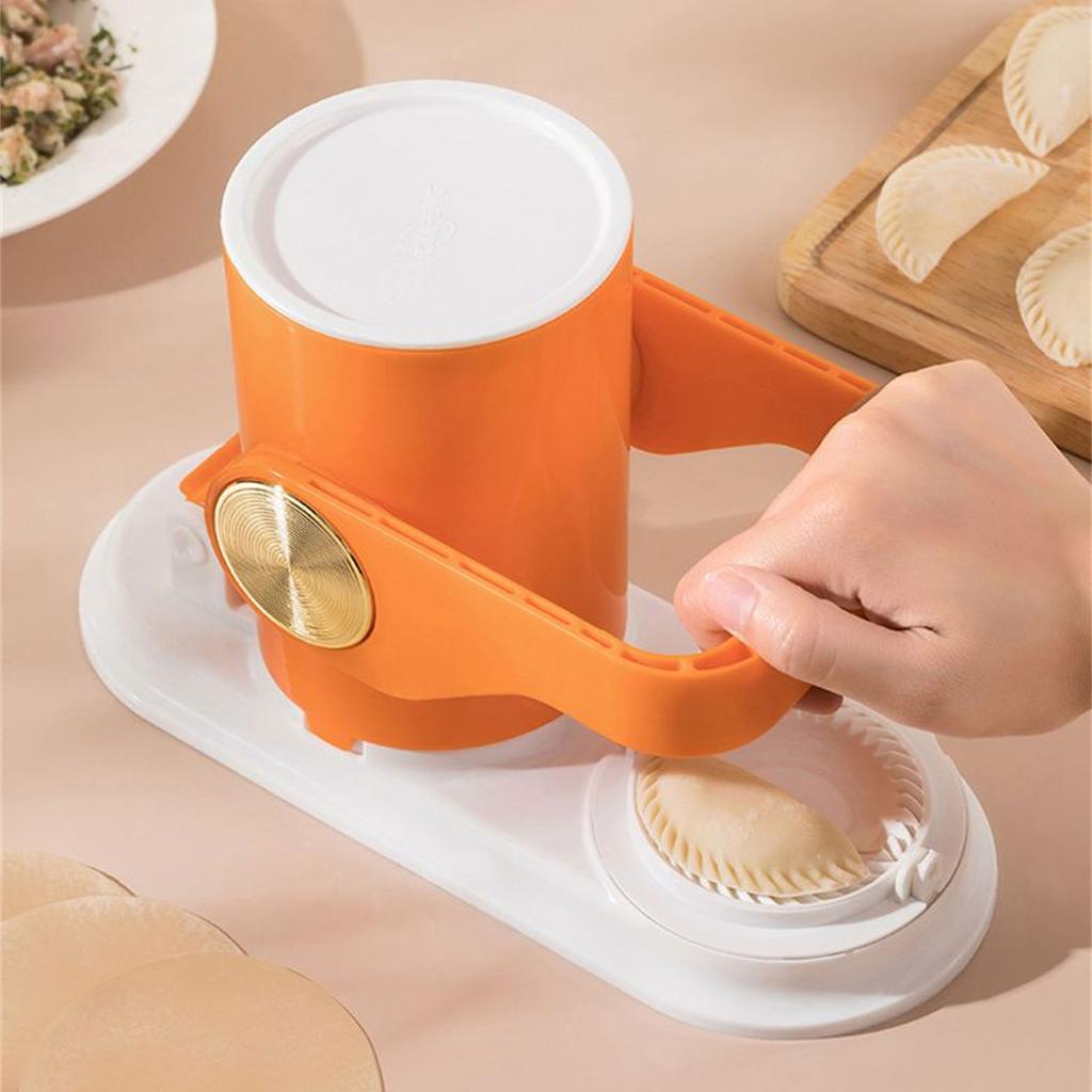 DIY Dumpling Wrapper Artifact Plastic Manual Wrapper Making Mold Dough Pressing Tool Baking Pastry Dumpling Maker Gadget