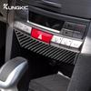 Prawdziwa miękka naklejka z włókna węglowego do Subaru Legacy Outback 2010 2011 2012 2013 2014 LHD RHD panel zapalniczki samochodowej