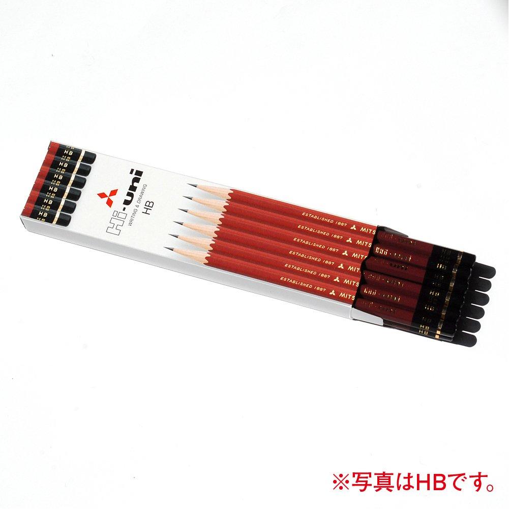 Mitsubishi Pencil K B 1 Paper HUKB Hi-Uni Pencils, Dozen, Box,