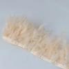 1Meters Natural Turkey Feathers Trim Height 10-15Cm Wedding Clothing Dress Decoration Diy Feather Ribbon Sewing Crafts