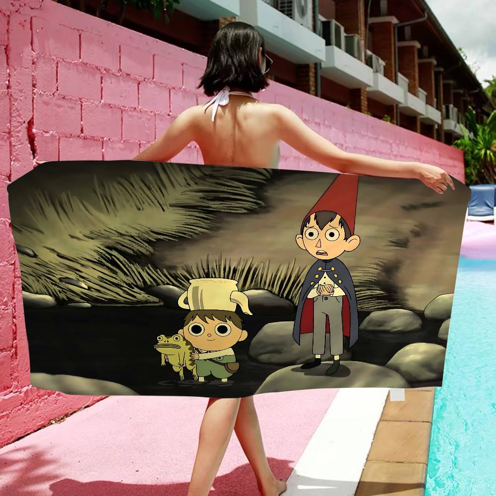 Cartoon O-Over the G-Garden W-Wall Microfiber Beach Towel Absorbent Quick dry Soft Yoga Swimming Resort Mountain Climbing Towel