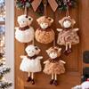 Plush Little Lamb Hanging Pendant Window Decor New Year Xmas Decoration Sheep Pendants  Christmas