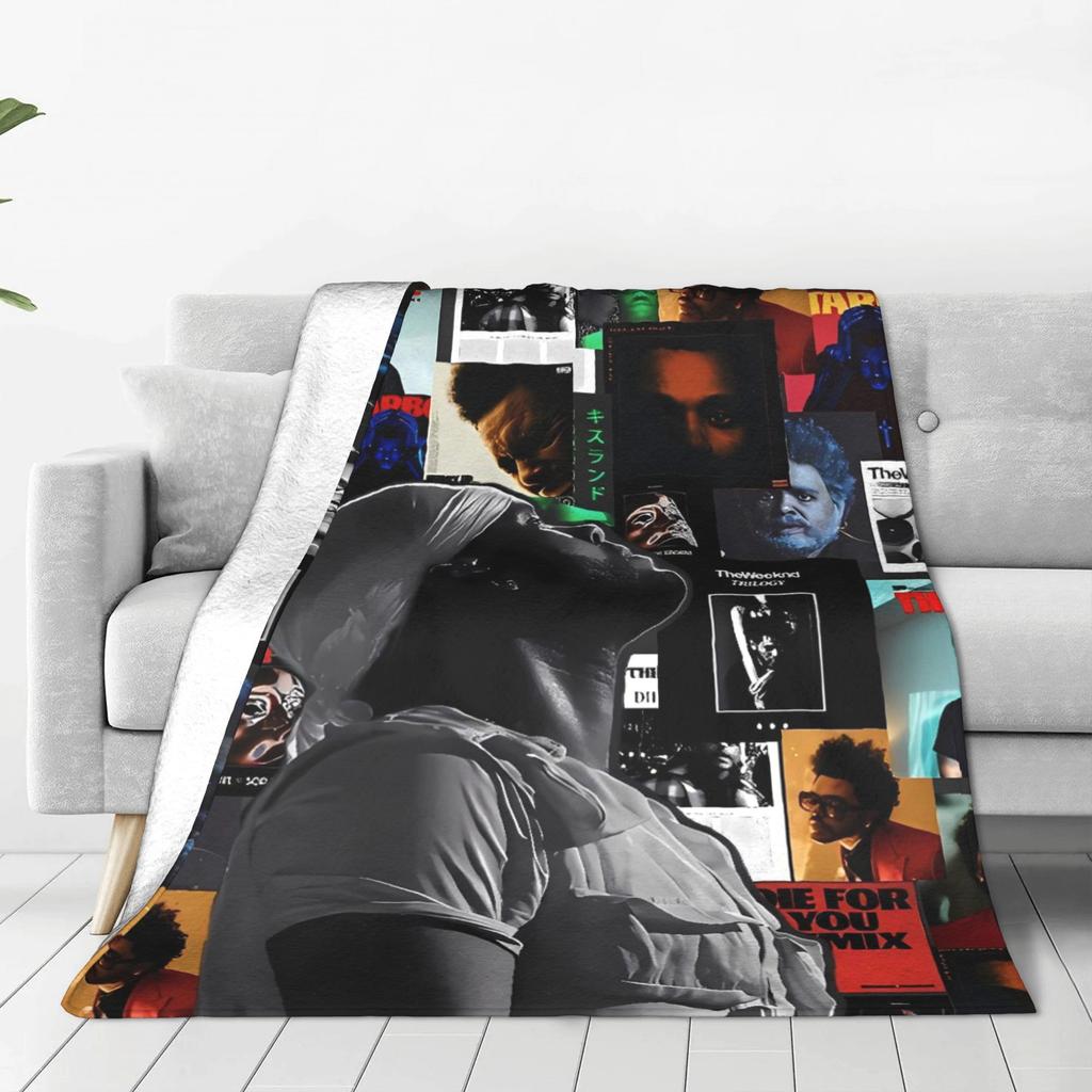 The Weeknds Rapper Singer Blanket Quality Soft  Throw Blanket Winter Picnic Outdoor Comfortable Bedspread