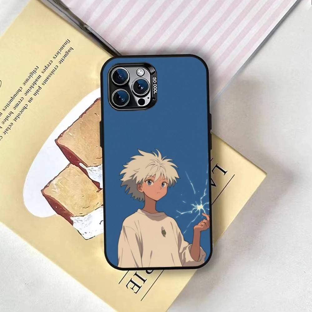 Hunter Killua Phone Case For iPhone 17,16,15,14,13,12,11 Plus,Pro Max,XS,Colorful Silver Black Cover