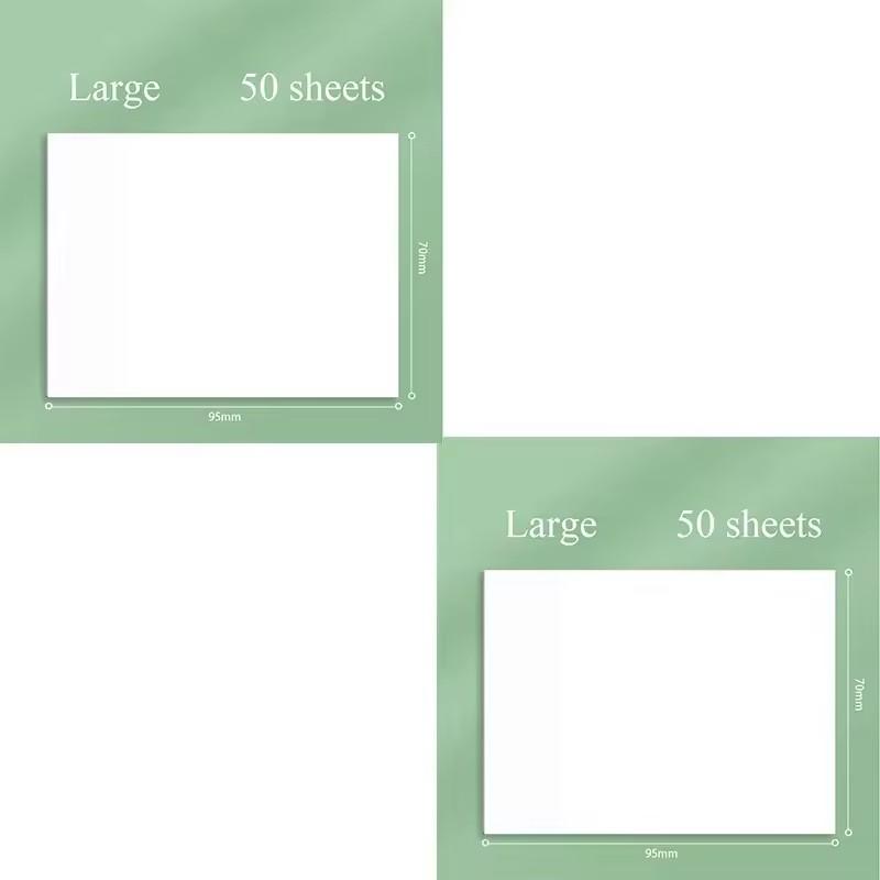 Transparent sticky notes can be used to write labels, waterproof student ins, simple sticky notes, and make notes n times