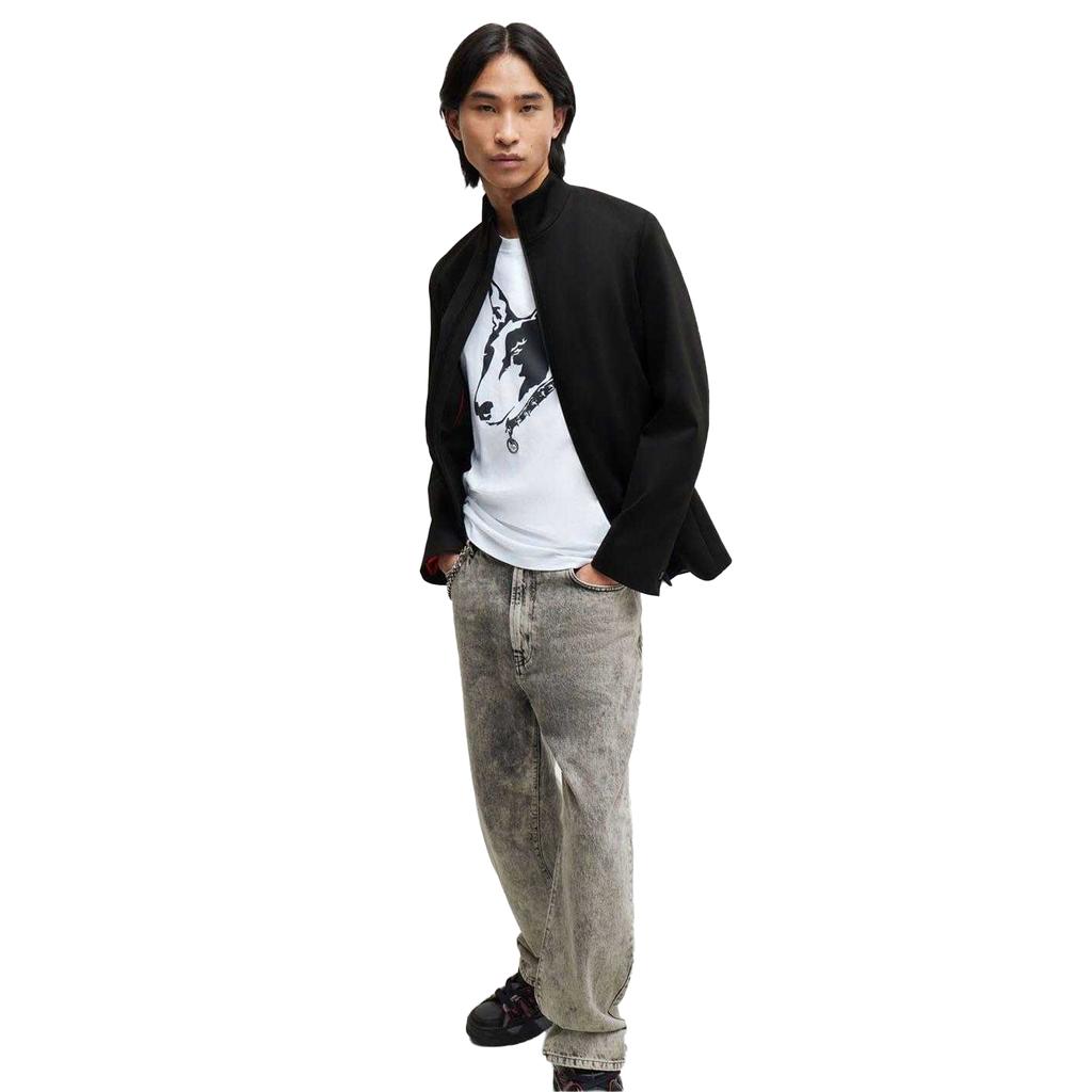 Hugo Herren T-Shirt mit Hundeaufdruck