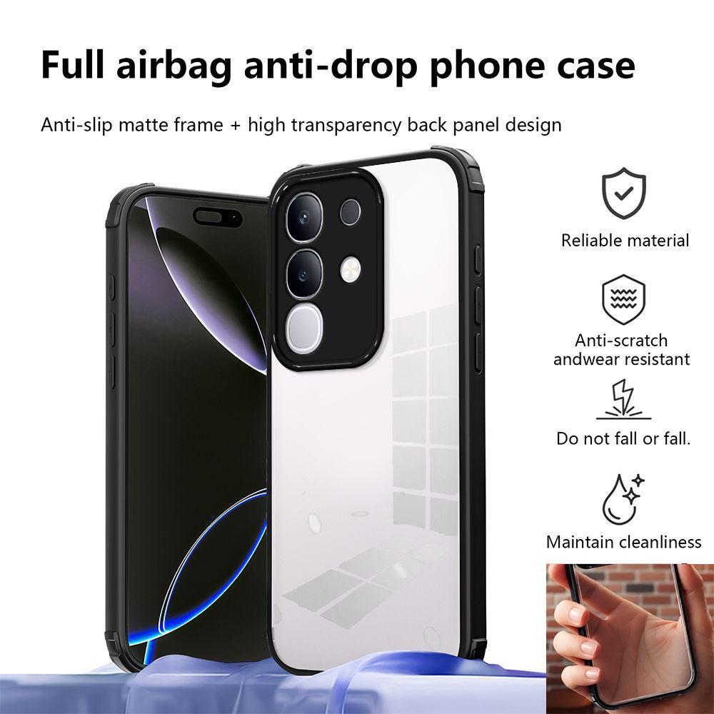 For Vivo Y29 4G Case Vivo T4x Phone Case vivo IQOO z10x Cover vivo Y29 4G Anti-drop protection Shookproof Hard acrylic back cove