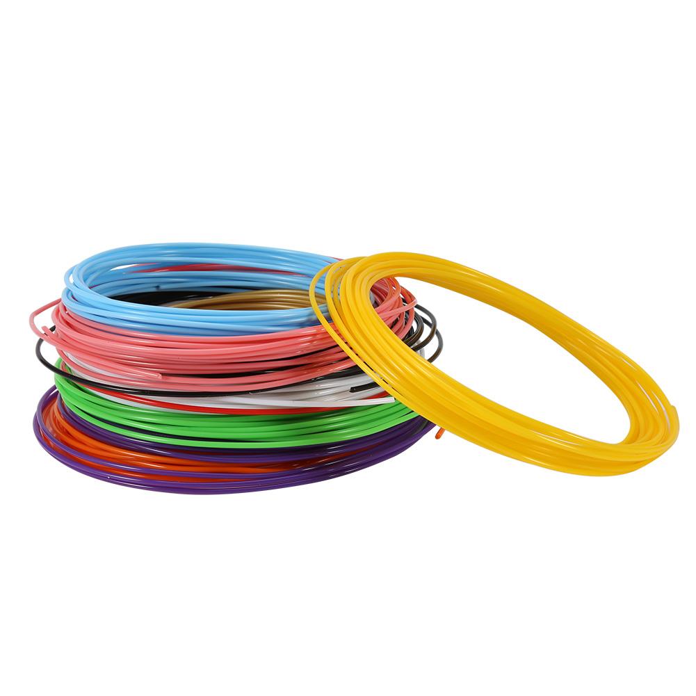

10 Colors 5m roll 3D Printer Pen Filament ABS PLA 1.75mm Plastic Consumables Material PLA