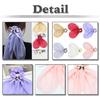 White Fang Ribbon Scrunchie Hair AZ559 Accessory, Cute, Stylish, Casual, Women's, (White)