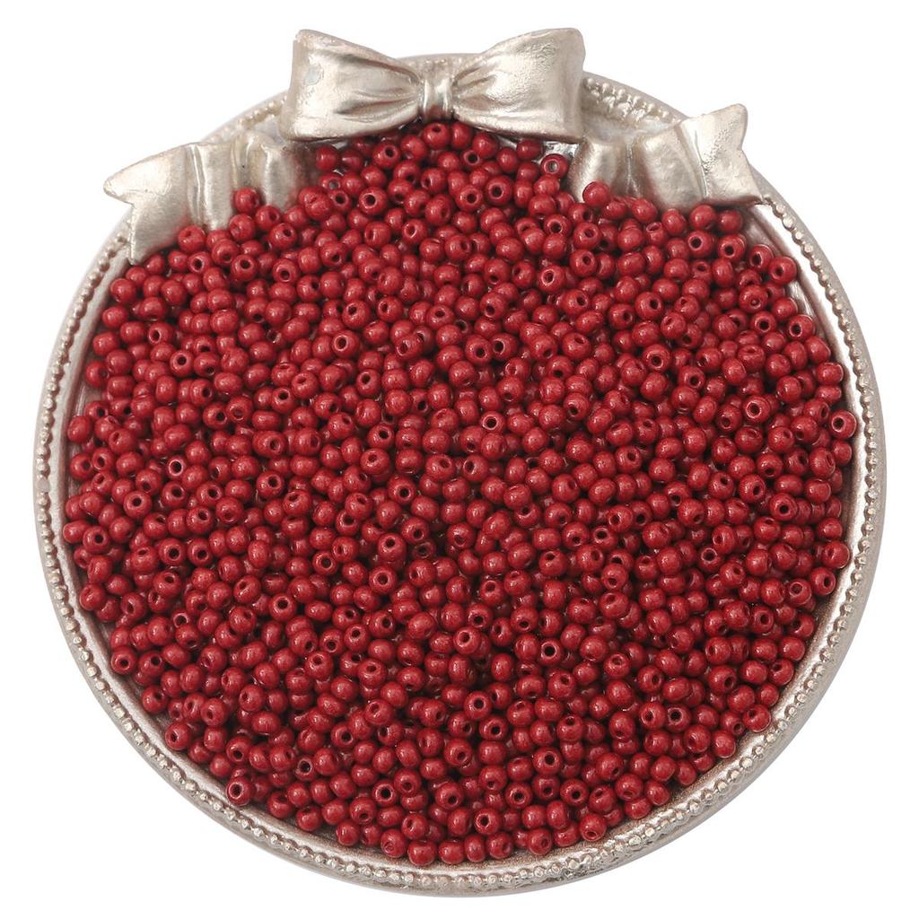 2mm 2000Pcs High Quality Seed Beads Paint Solid Color Glass Beads for Bracelet Necklace DIY Jewelry Accessories Making