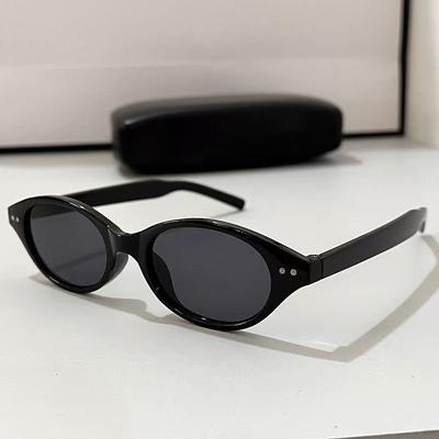 New Vintage Cat Eye Sunglasses Women Men Designer Fashion UV400 Protection Trendy Shades Outdoor Eyewear