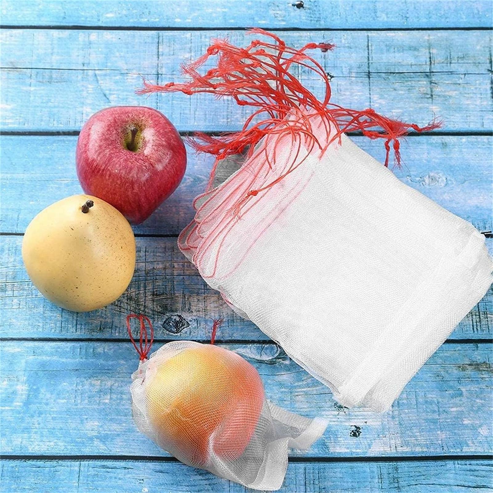 

Сетчатые мешки для фруктов, Садовые мешки для растений и цветов, Мешки-барьеры от насекомых и комаров, Защитные мешки для уличных фруктов и овощей S