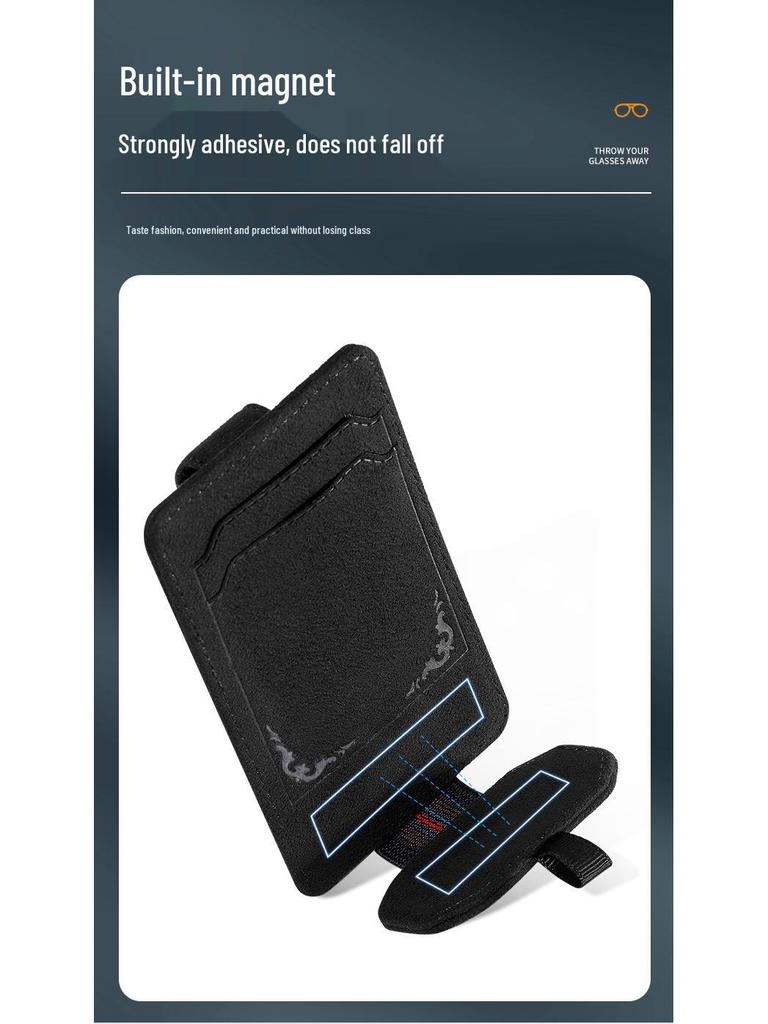 Car Sun Visor Multifunctional Clip for Glasses, IDs, and Receipts