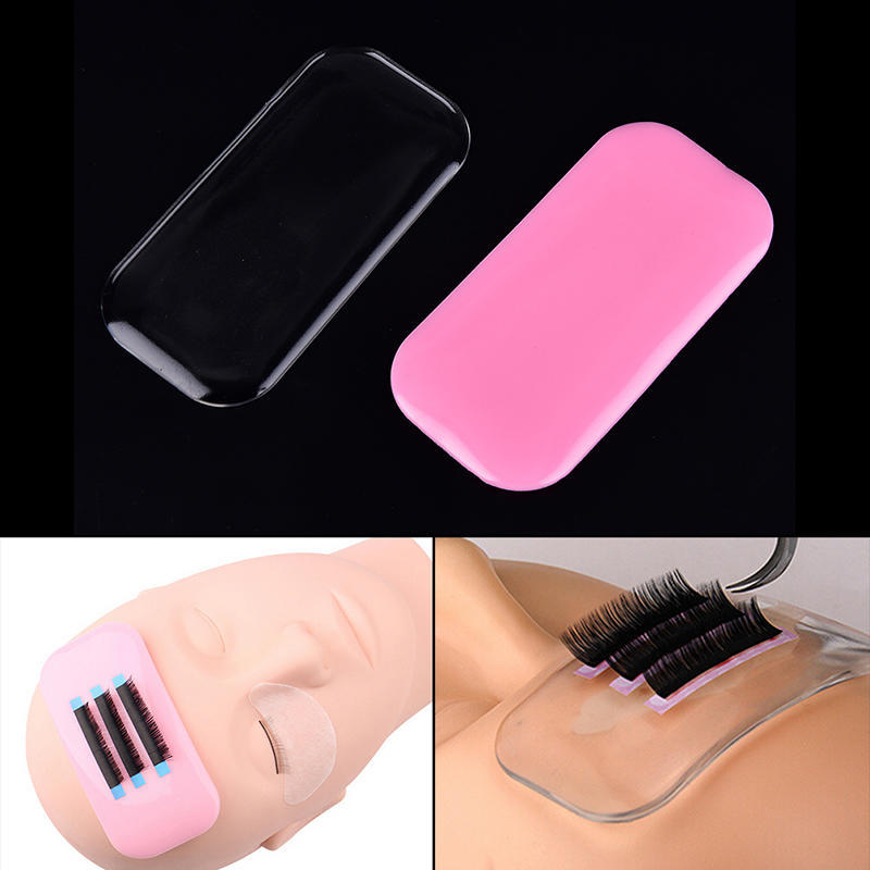 Collection Silicone False Lashes Holder Pad For Eyelash Extensions Makeup Tool