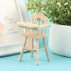 1:12 Dollhouse Mini Dining Chair High Chair Baby Dining Chair Kichen Decor Toy