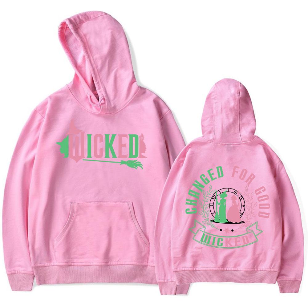 Wicked Changed For Good Hoodies Merch Unisex Mode Langarm Hoodie Pullover Streetwear Sweatshirt Kleidung Mode Outerwear