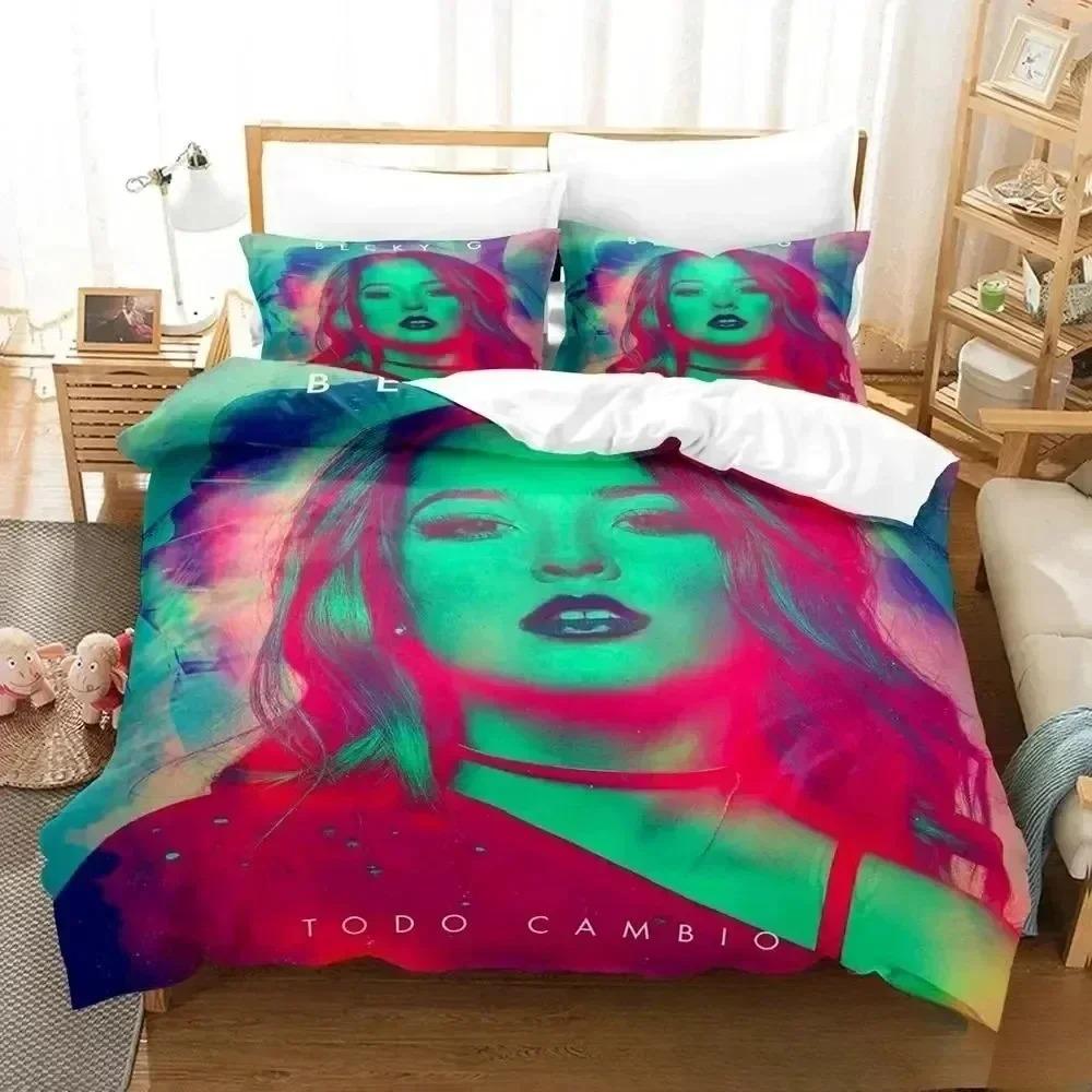 Fashion 3d Print Singer B-Becky G Bedding Set Boys Girl Twin Queen King Size Duvet Cover Pillowcase Bed Boys Adult Home Textiles