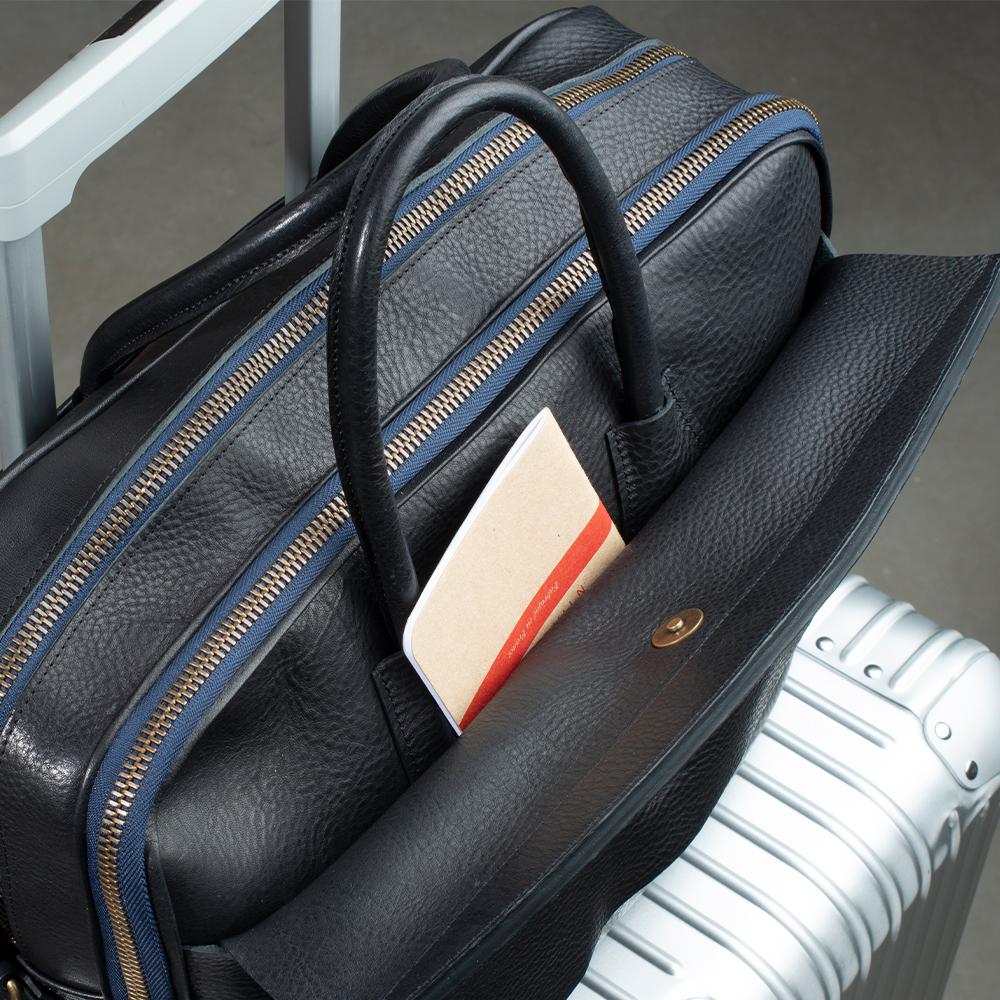 Bleudechauffe Zepfo Duo Briefcase - Noir Black