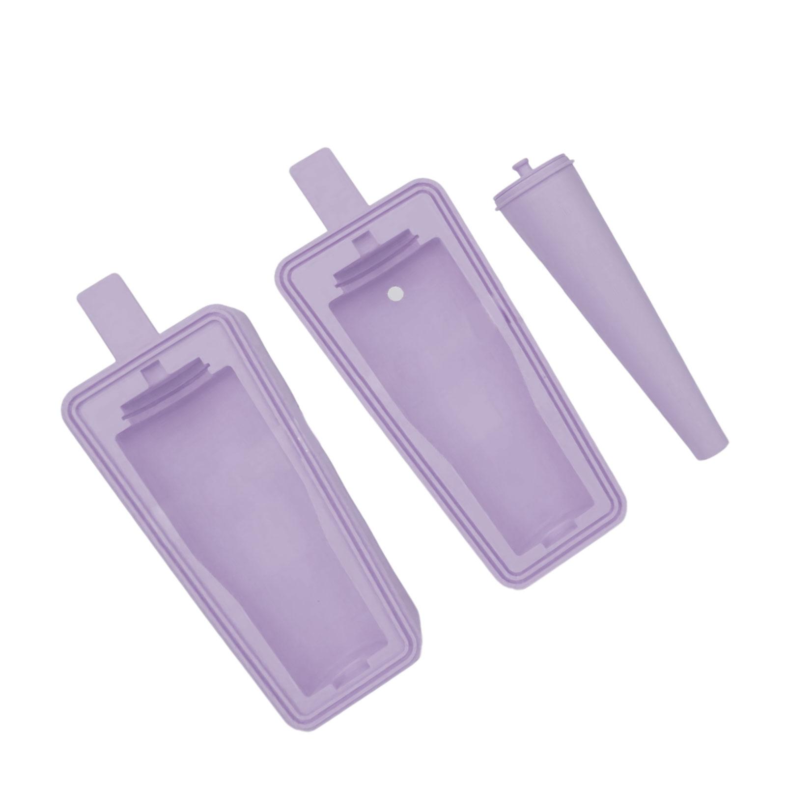 

Силиконовый лоток для кубиков льда Легко извлекается Безопасный для посудомоечной машины Форма для приготовления льда для домашних вечеринок и пикников на открытом воздухе Кухонный инструмент фиолетовый