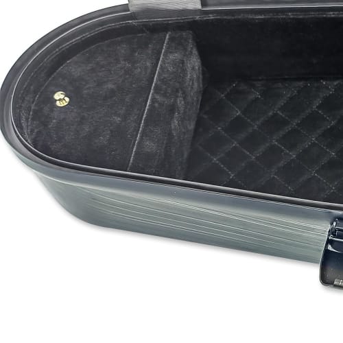 Vetimobato Viola Case, 16-inch, Adjustable Interior Fits 15-16.5-inch Violas, Carbon Fiber Hard Shell, Ultra Lightweight & Impact Resistant, Two Bow H