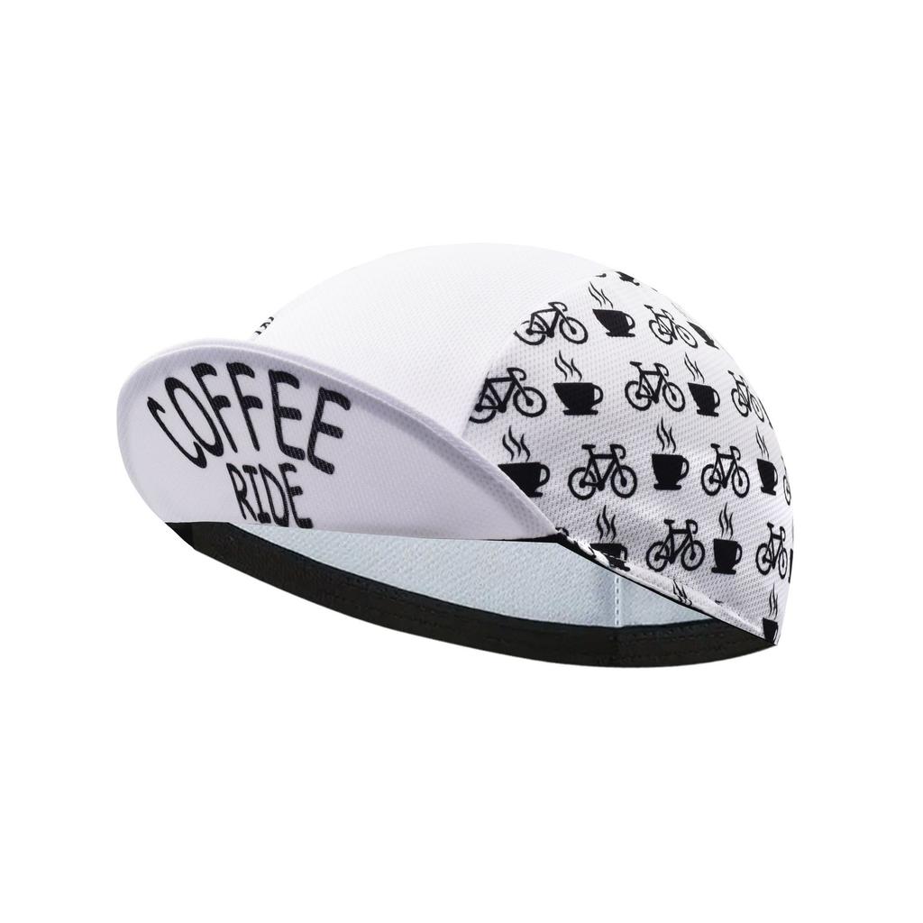 Tryckta cykelkepsar Hjälm Innerkläder snabbtorkande Andningsbar Solskyddshatt