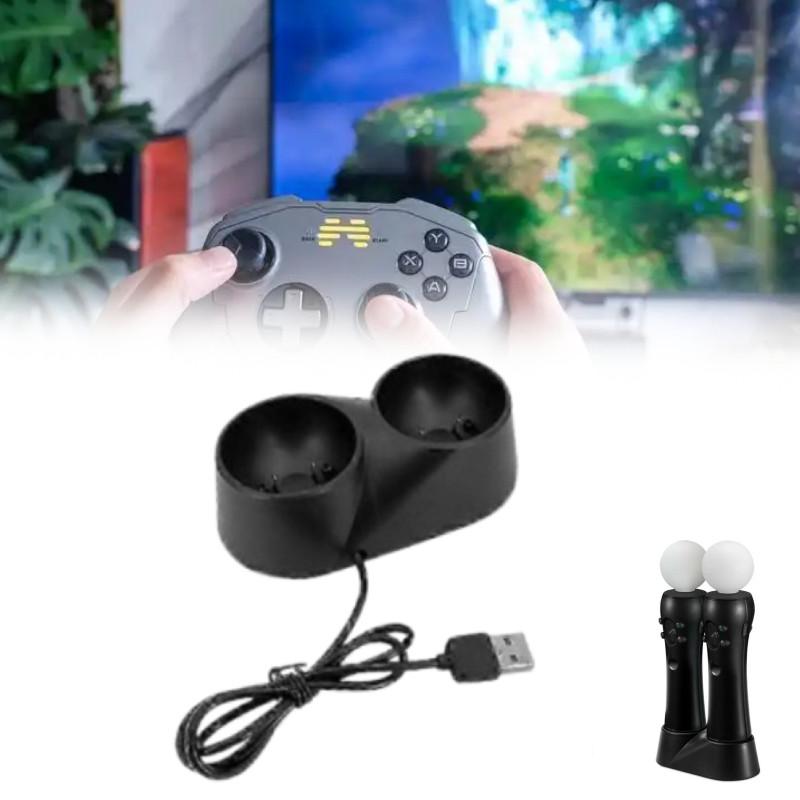 Ps4 Move Vr Motion Controllers Handle Seat Charger With Vibration Feedback Tool
