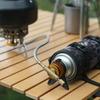 Outdoor Stove Camping Gas Converter Adapter with Fixed Bracket Camping Gas Stove Conversion Head Furnaces Converter