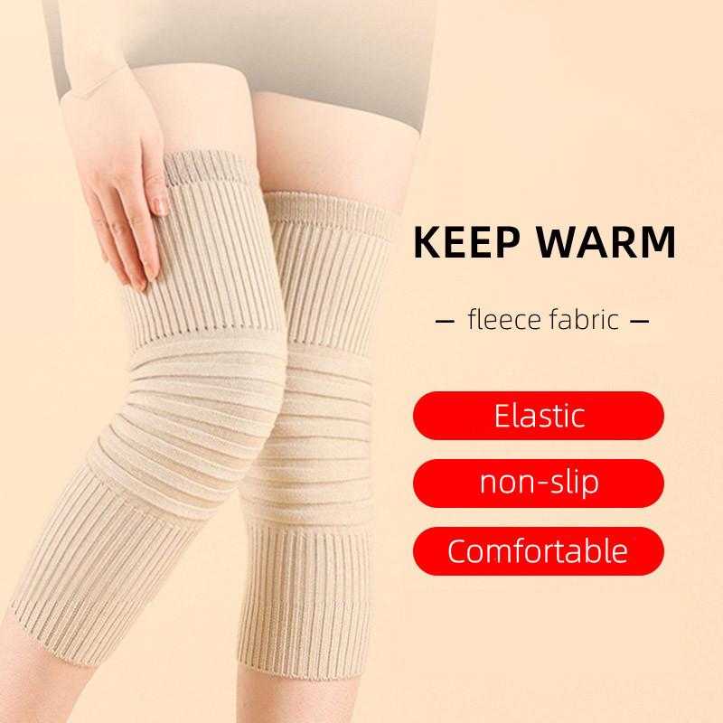 

Unisex Cashmere Knee Warmers Wool Knee Brace Pads Winter Warm Thermal Knee Protector Sleeve Women s Men Pain Relief 1 Pair XL(80-100kg)