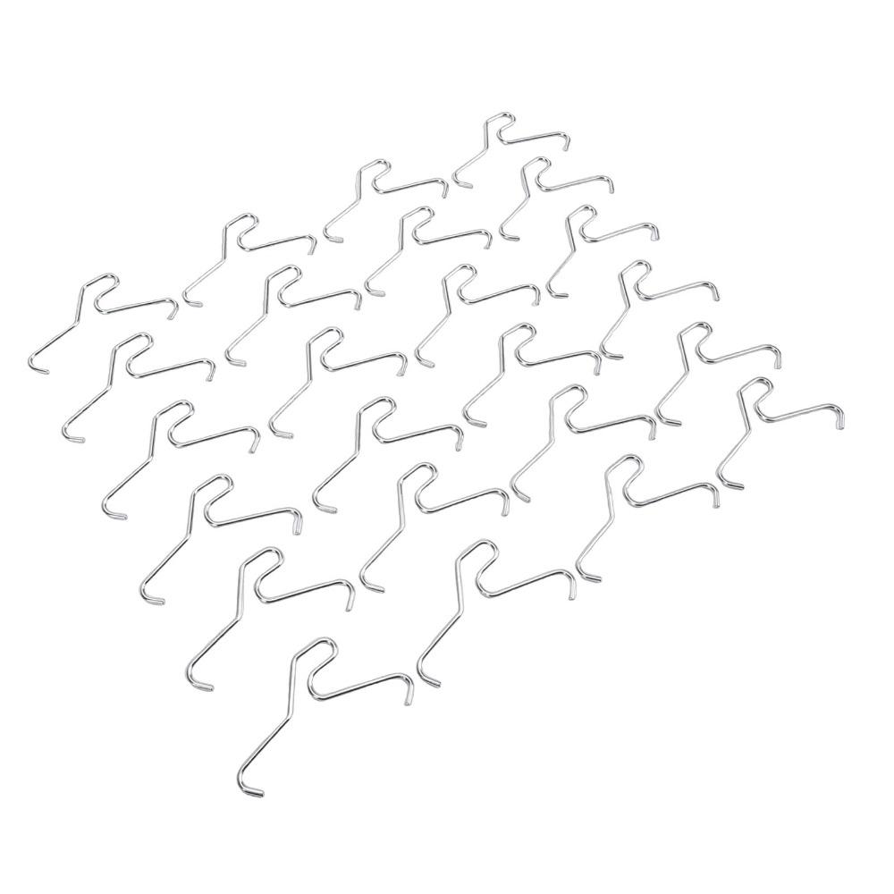 24Pcs Opening 2.08 in Brick Hook Clips Stainless Steel No Drill Brick Hooks for Wall Decorations