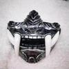 Half Face Protective Masks Prajna Demon Mask for Paintball CS Game Cosplay