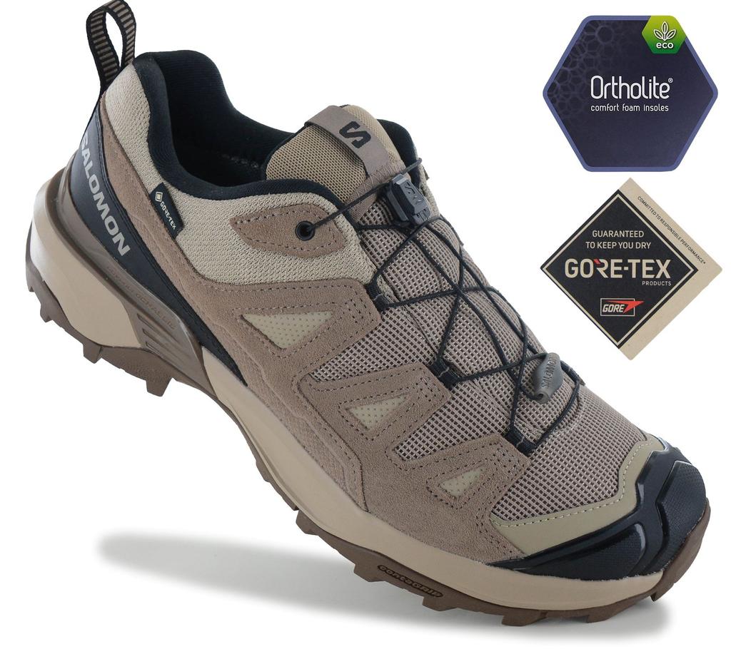 SALOMON X ULTRA 360 Leather GTX - GORE-TEX - Herren Wanderschuhe Trekking Schuhe 491585 ORIGINAL