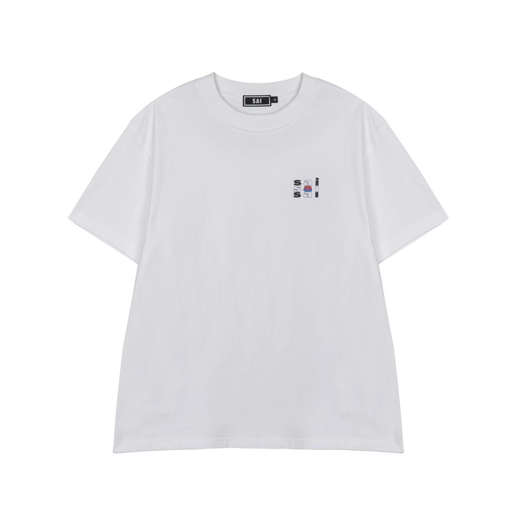 SAAI 001 Flag T-Shirt White