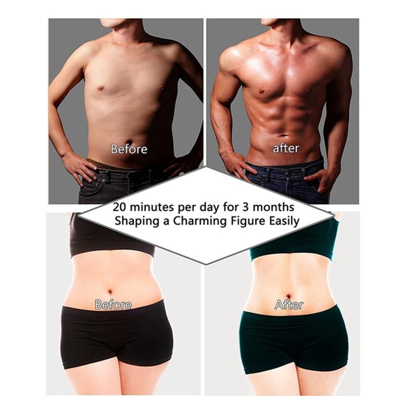 6 PcsSet 6 Mode Workout Muscle Trainer Training Gear Stimulation Musculation Toner Toning Belt Fat