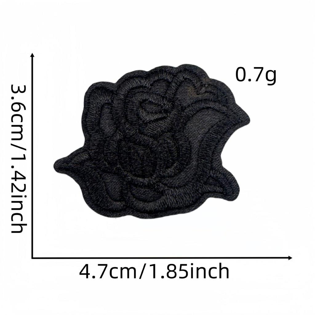 Punk Series Skull Embroidered Decorative Patch for Clothing