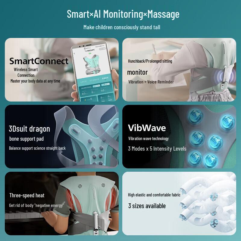 Philips Smart Back Posture Corrector & Massager CN plug (adapter included)