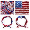 21inch US Flags Printed Bandannas for Street Dance IndependenceDay Headscarf Adult Unisex Bandana Hiphop Head Kerchiefs