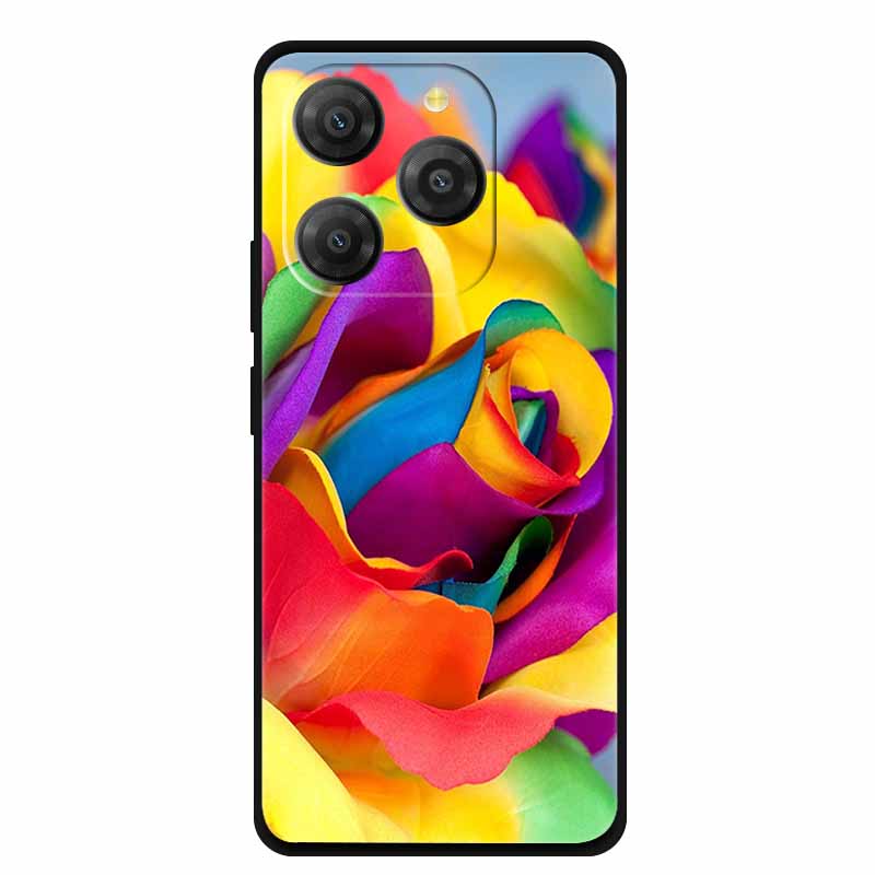 Για θήκη Blackview Shark 9 Shark9 Coque 6.67" Μαύρη Σιλικόνη Μαλακό Πίσω Κάλυμμα Θήκη Για θήκες τηλεφώνου Blackview Shark 9 Αντικραδασμική