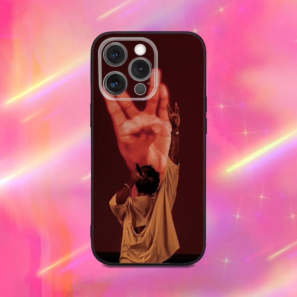 Damso Rapper Phone Case For iPhone 16,15,14,13,12,11,Pro,Max,Plus,X,XS,XR,SE,8,7,Mini,Soft Silicone Black Case