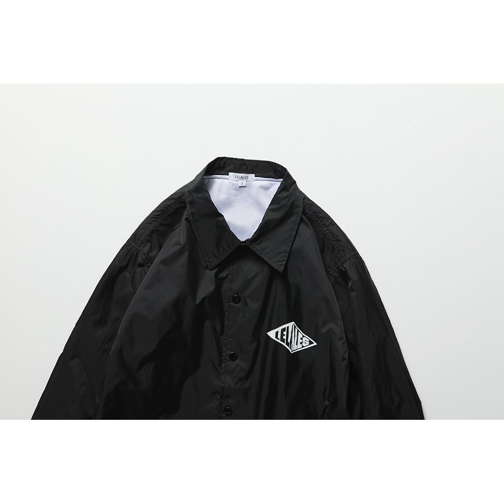 Lelales Diamond Coach Jacket - Black