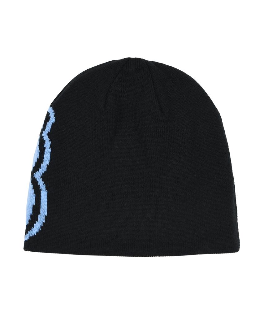 Ialeseuko Reversible Knit Beanie_Black