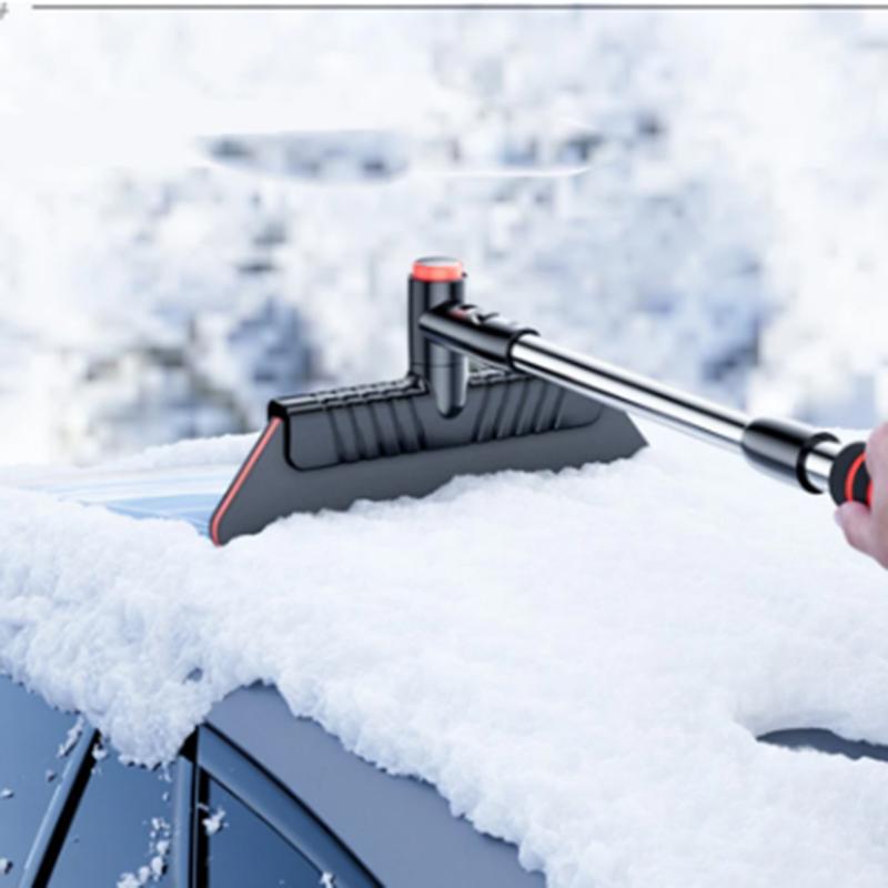 Multi-functional Retractable and Rotatable Car Snow Brush and Snow Shovel Detachable Snow Removal Shovel