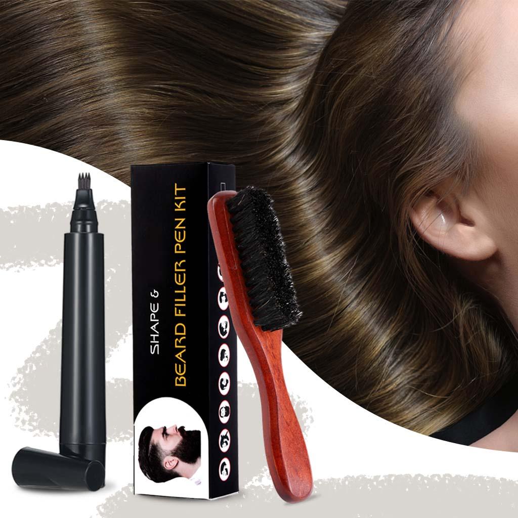 Beard Pencil Filler for Men, Water Proof & Sweat Proof, Long Lasting Beard, Eyebrow, Suitable