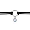 Retro Charm Moonstone Pendant Adjustable Black Velvet Choker Necklace for Women Astronomical Fantastic Aesthetics Jewelry Gifts